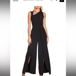 Boston Proper Angled Slit Jumpsuit